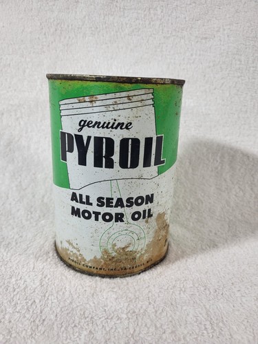 Vintage pyroil motor oil can - pyroil, 1