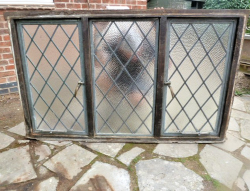 Crittall vintage metal oak