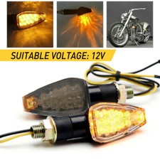 1 PAUXITOrcycle Indicators Motorbike Bike Turn Signal Lights Bullet Bulb Bar