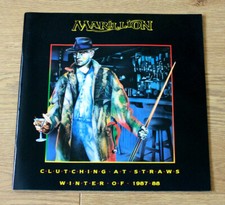 Marillion Clutching at Straws Original 87-88 Birmingham Tickets & Tour Programme