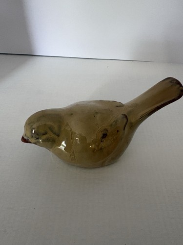 Studio pottery glazed beige - pottery,