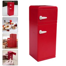  Set of 5 Mini Refrigerator Toy Miniature Fridge Retro for Dollhouse