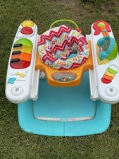 Vintage Discontinued Fisher Price 4 In 1 Activity center Baby Piano Exersaucer