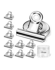 iNeego Fridge Magnet Clips Magnetic Non Slip Heavy Duty Note Holder 10pcs