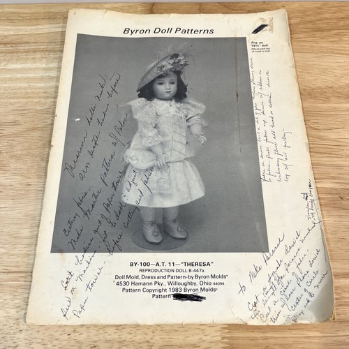 Byron doll patterns uncut - doll,
