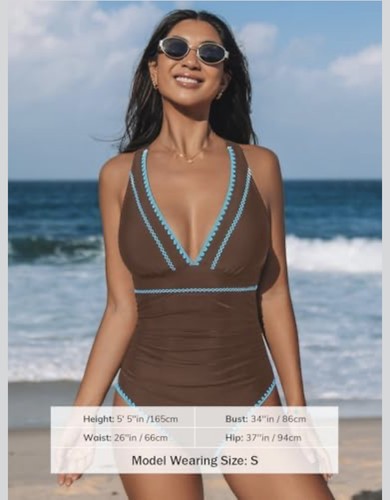 Womens ruched tummy - control, v