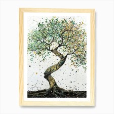 Bonsai tree art - tree, framed