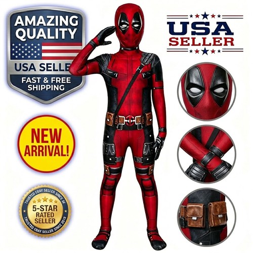 Kids boys dead pool costume - boys,