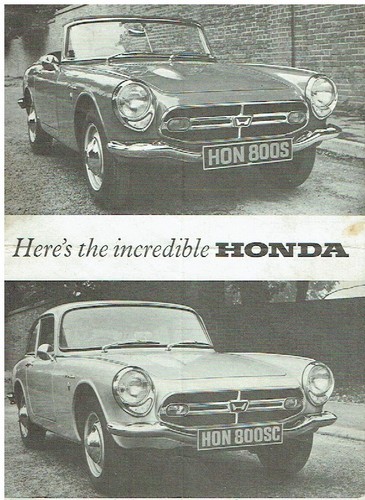 Honda s800 spider - honda, coupe