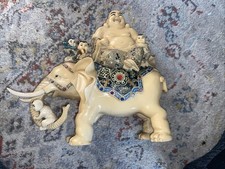 Vintage Resin Laughing Buddha