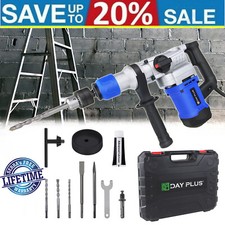 2800W Corded Rotary Hammer Drill SDS Plus 4 Funcion Chisel Action Breaker 240V