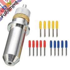 15pcs PC Roland GCC Cutting Plotter Vinyl Cutter Blade w/ Holder 30/45/60 Degree