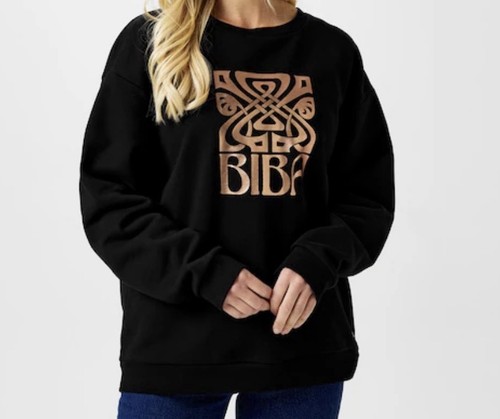 Biba women logo crew - women's,