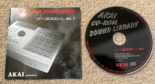 Akai mpc2000xl rom - akai, cd-rom