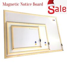 MAGNETIC WHITEBOARD SMALL LARGE WHITE BOARD DRY WIPE NOTICE OFFICE SCHOOL HOME