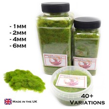 PGS Static Grass 180ml / 500ml / 1000ml - Scenery Railway Diorama Flock Scatter