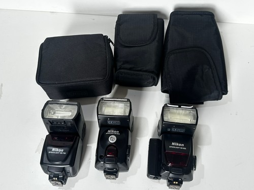Nikon speedlight flashguns - 3x,