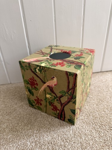 Wooden tissue box - tissue,
