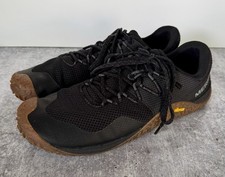 Merrell Trail Glove 7 Mens Barefoot Trail Running Shoes Black Vibram Size 9