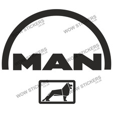 Man Logo Sticker Laptop Man