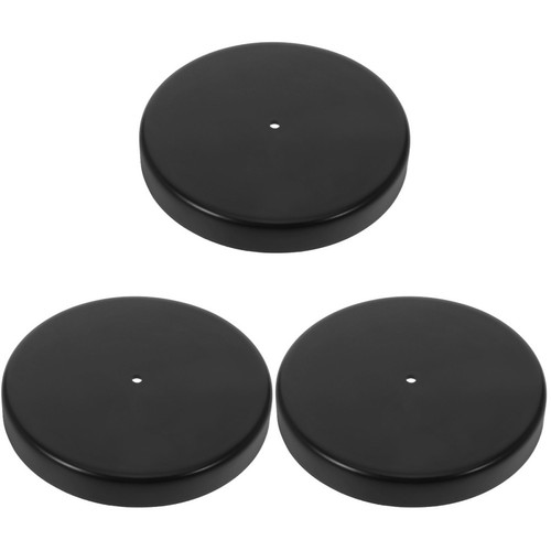Reusable plastic keg lid black - reusable,