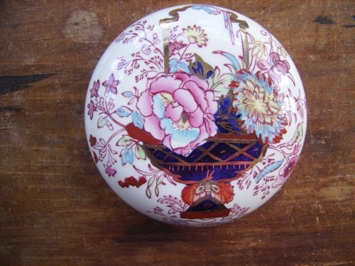Masons ironstone round ginger - ironstone,