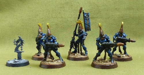 Fire dragons painted aeldari - fire,
