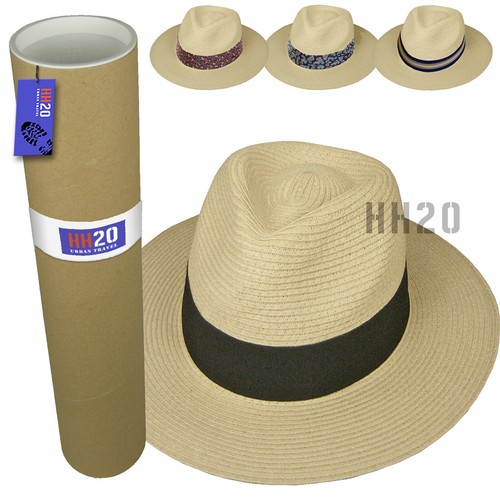 Straw fedora sun hat panama - hat,