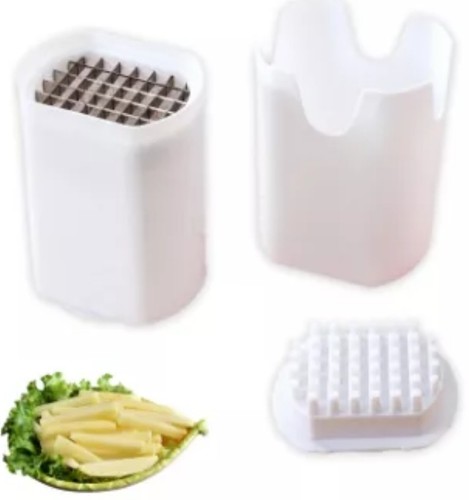 White plastic potato - plastic, chipper