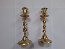 Brass Candlestick Pair
