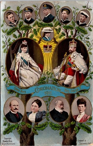 Coronation 1911 king - king, v