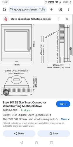 Esse 301 inset multifuel - multifuel, /