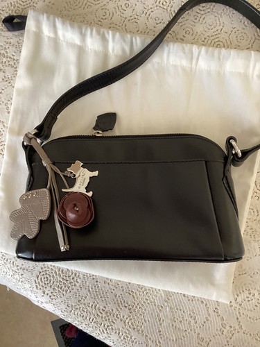 Radley black leather handbag - radley,
