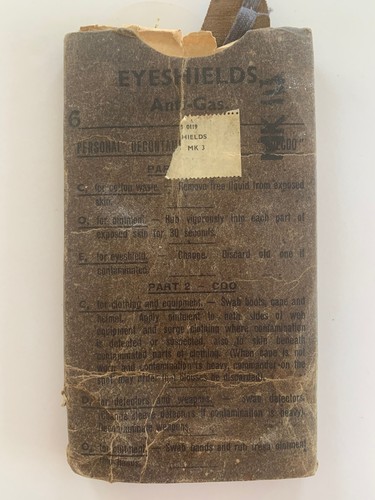Ww2 eye shields anti gas - shields, 3
