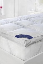 Small Double Bed Goose Feather & Down Mattress Topper