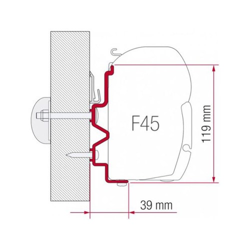 Fiamma adapter rapido - adapter,