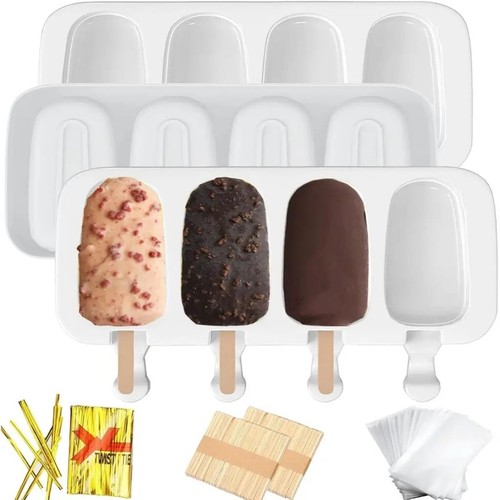 4pcs large silicone popsicle - 4pcs,