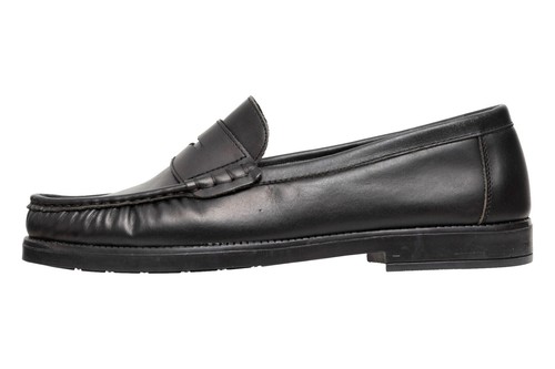 Leather dress shoes mens black - dress,