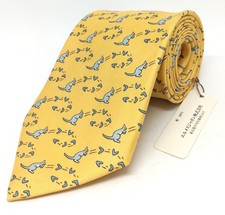 Hermes tie kangaroo pattern