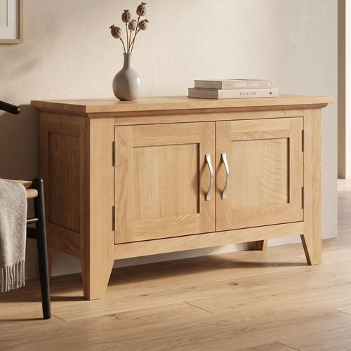 Solid oak small cabinet - small,