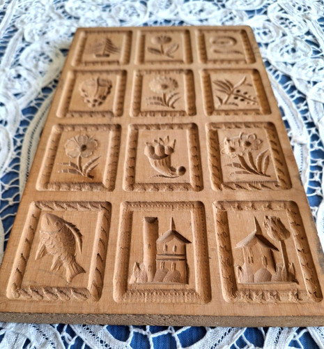 Wooden antique springerle - wooden,
