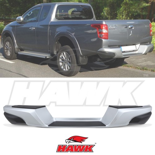 Replacement silver rear bumper - silver,