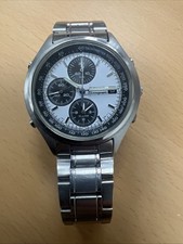 Seiko 7T32-7C60 Black on White
