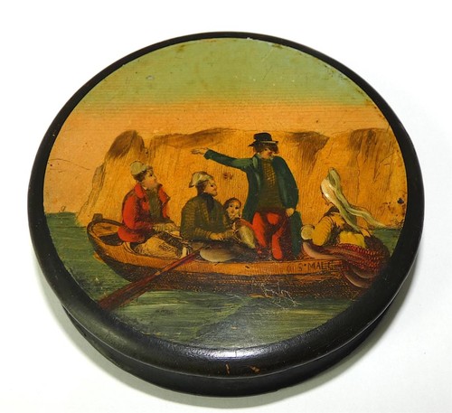 19thc french hand painted - 19thc,