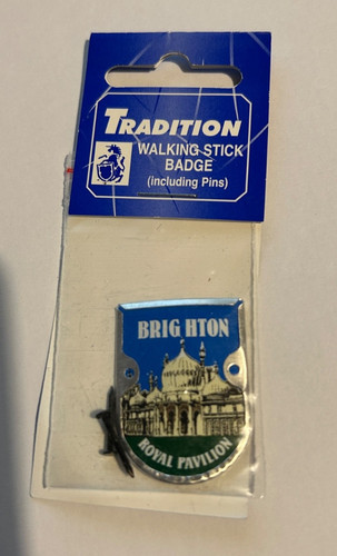 Brighton walking stick badge - brighton,