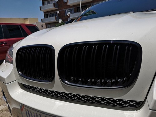 Pair gloss black front - black, kidney
