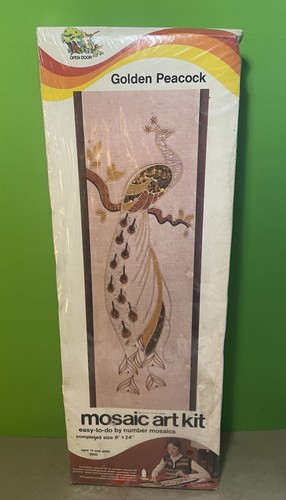 1970s vintage mosaic art - vintage, craft