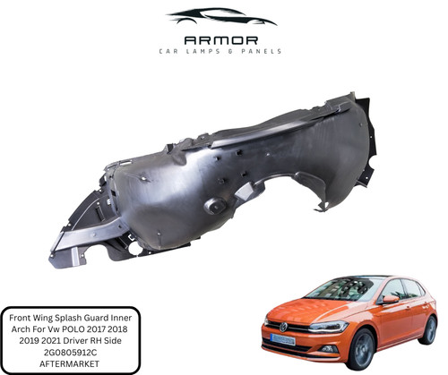 Front wing splash guard - front,