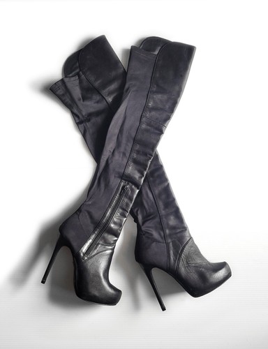 River island black leather - island, &