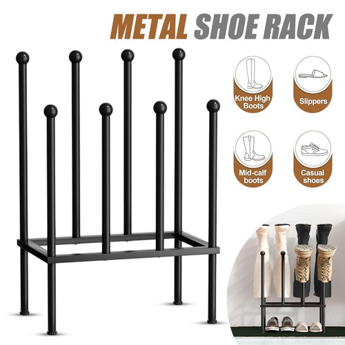 4pair metal welly boot rack - 4pair,
